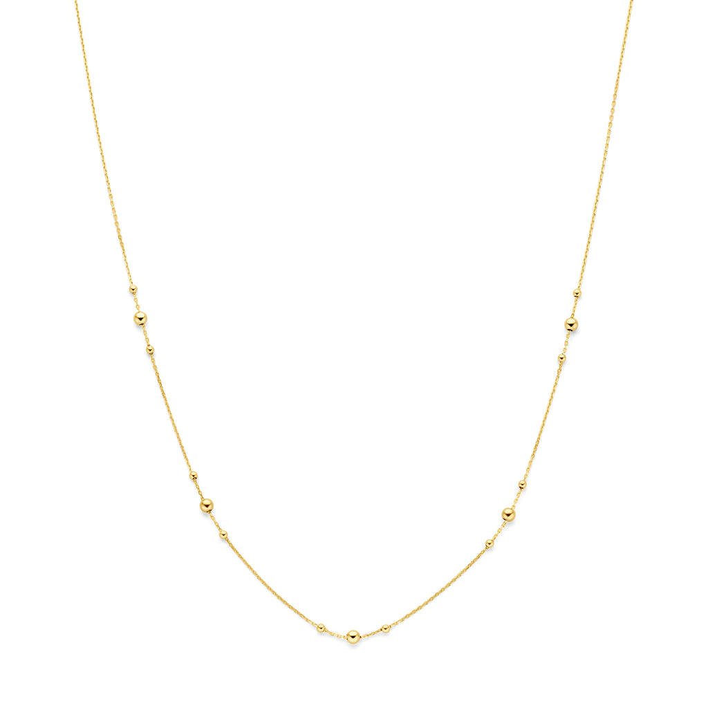 collier bolletjes 42 - 45 cm